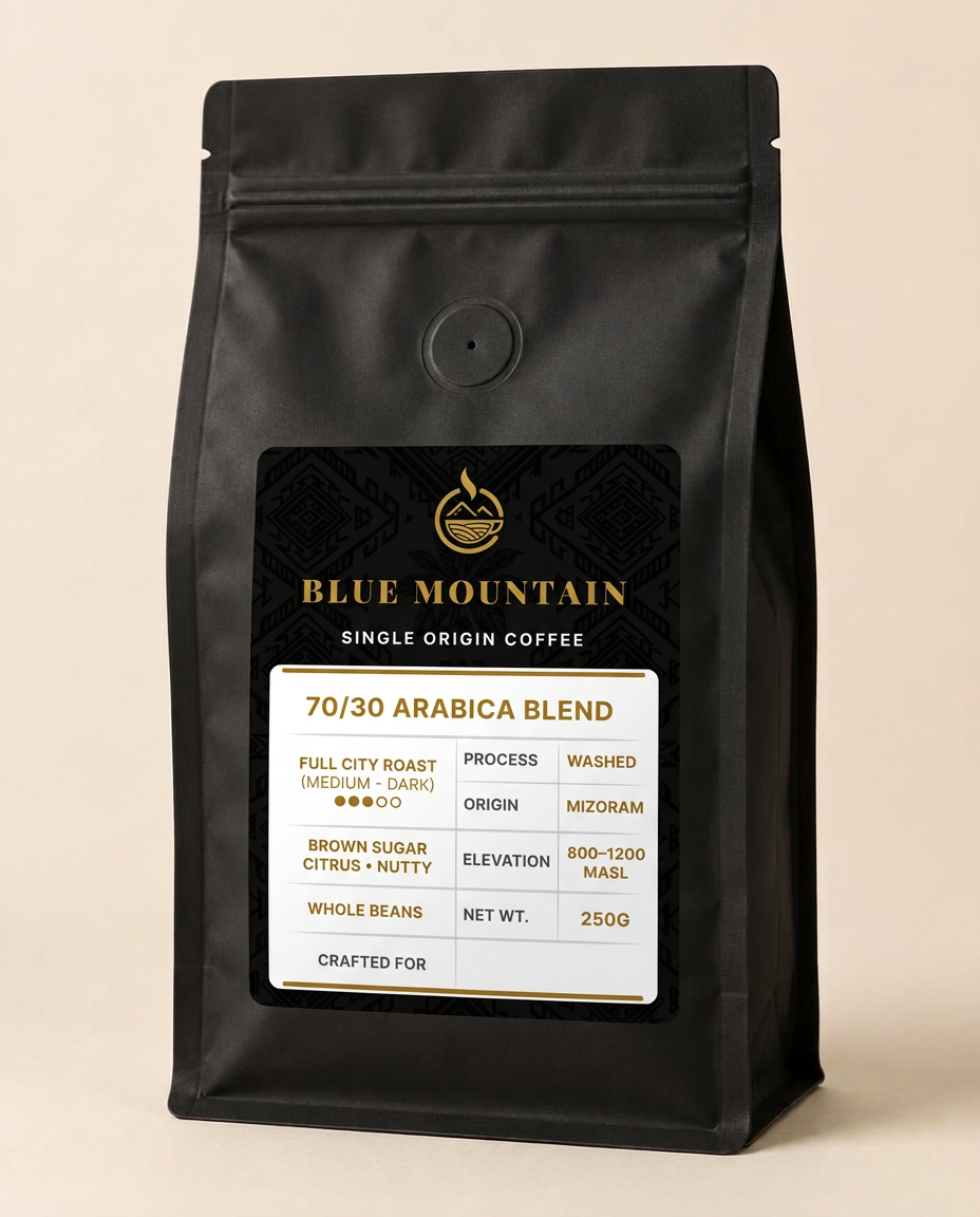 70/30 Blend - Whole Beans coffee pack
