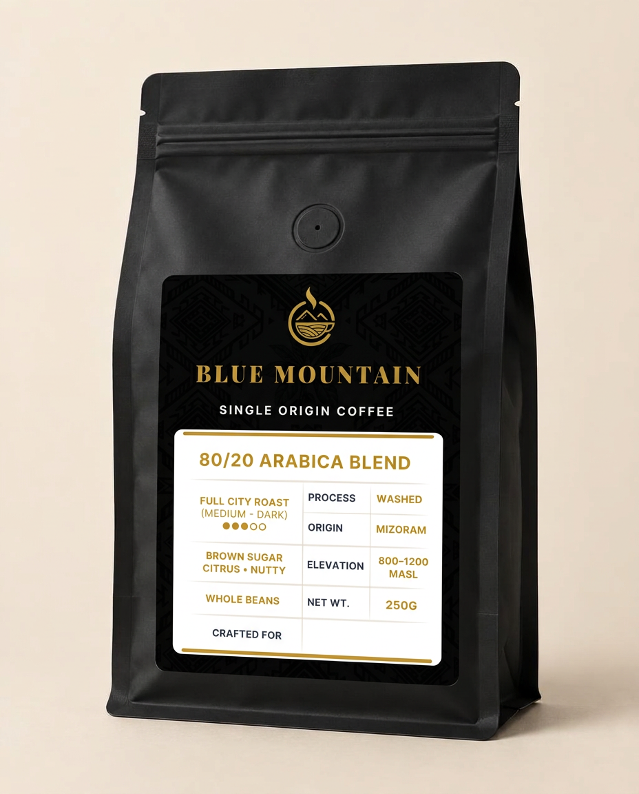 80/20 Blend - Whole Beans coffee pack